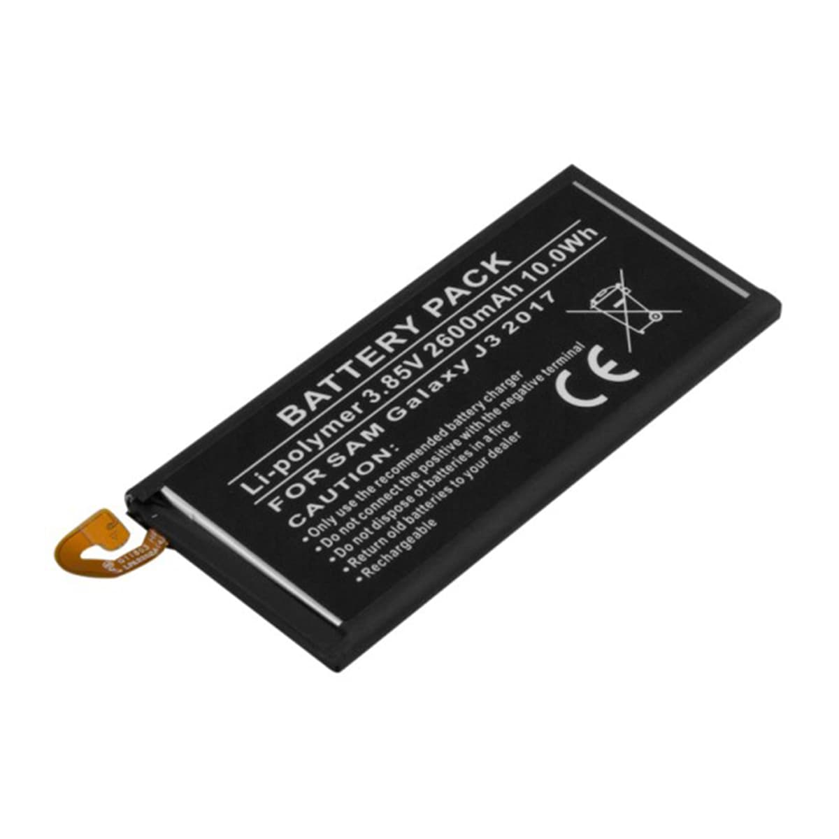 Akku Samsung Galaxy J3 2017 Li-Polymeeri 3.85V 2600mAh 10Wh – Avizar