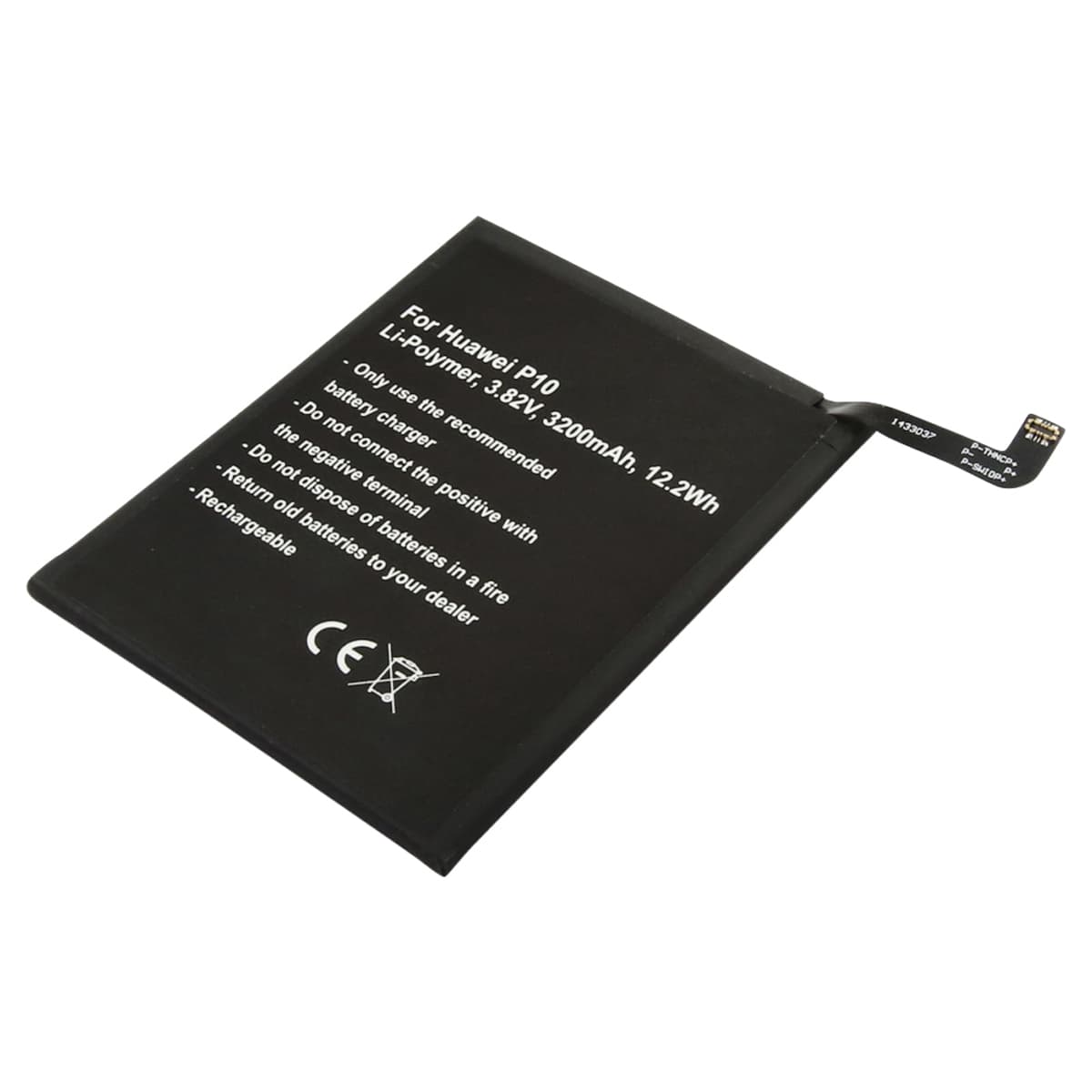 Akku Huawei P10:lle, Li-Polymer 3,82V 3200mAh 12,2Wh – Avizar