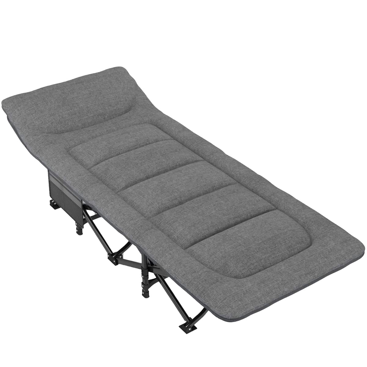 Nordcore Retkisänky Premium, Harmaa- 210x80x40cm - max 280kg – Trekker