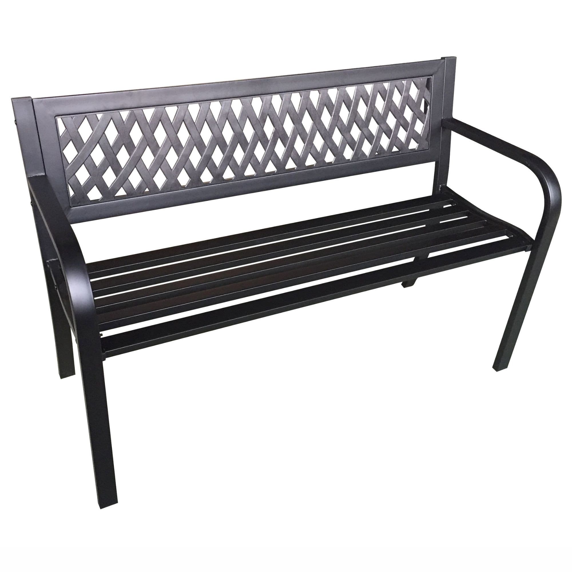 Akord Puutarhapenki Kalia Musta 50x50x82 – Akord