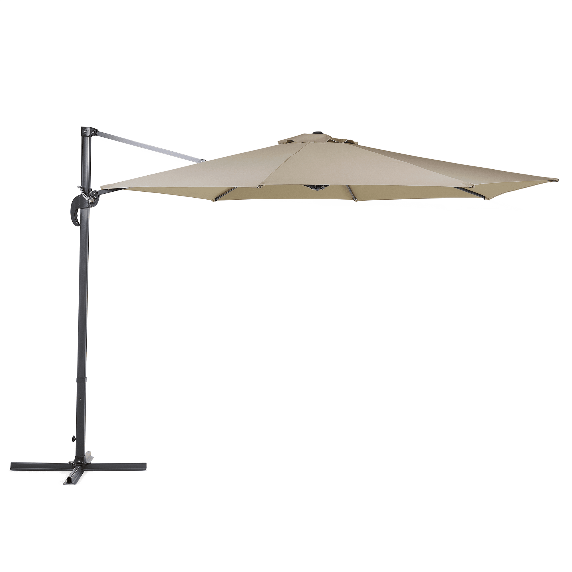 Riippuva aurinkovarjo 300 cm SAVONA Hiekanbeige – Beliani