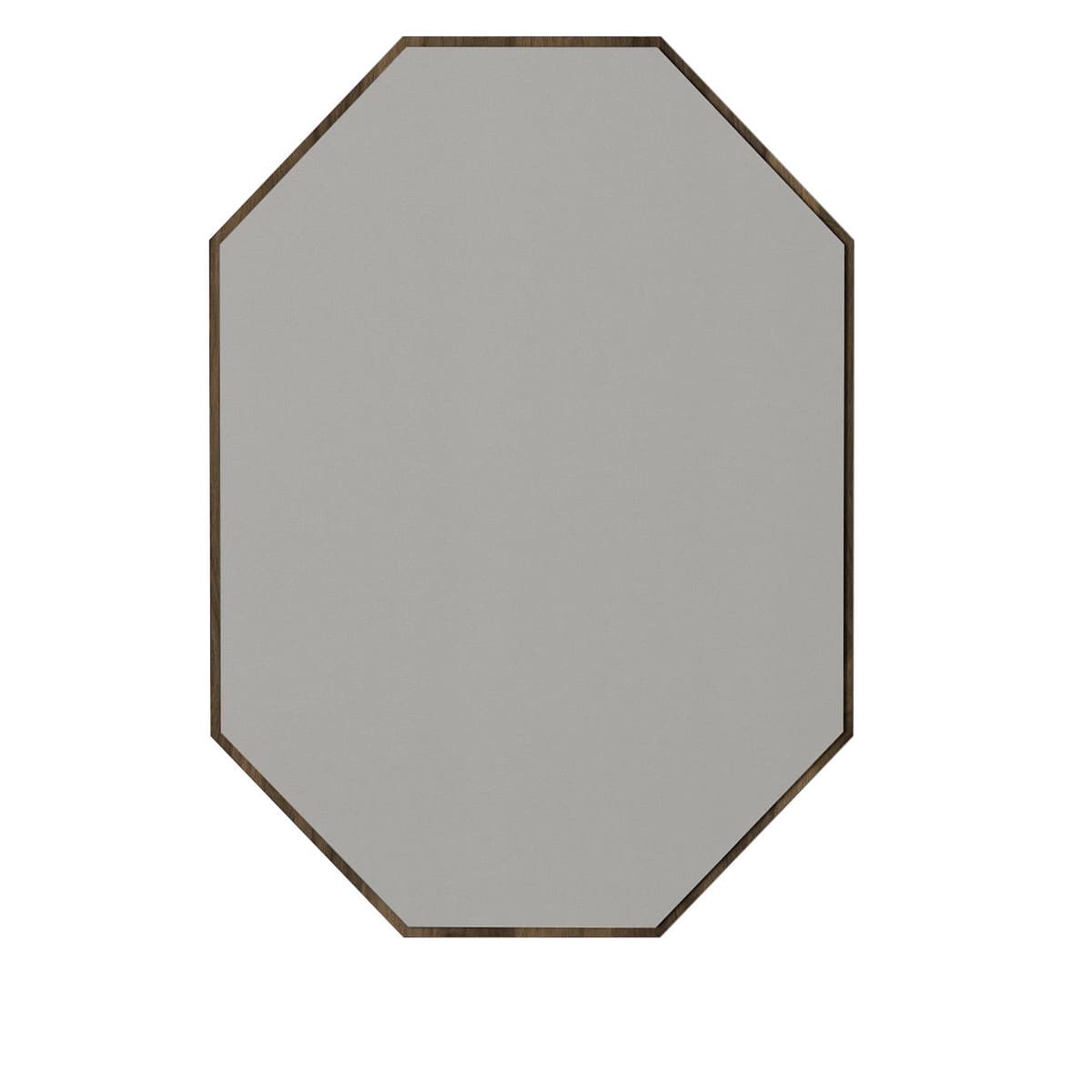 Norda Design Elegantti koristepeili, pähkinänvärinen, 45x70 cm | 100% melamiinipinnoitettu, seinäkiinnitteinen | Moderni muotoilu – Norda Design