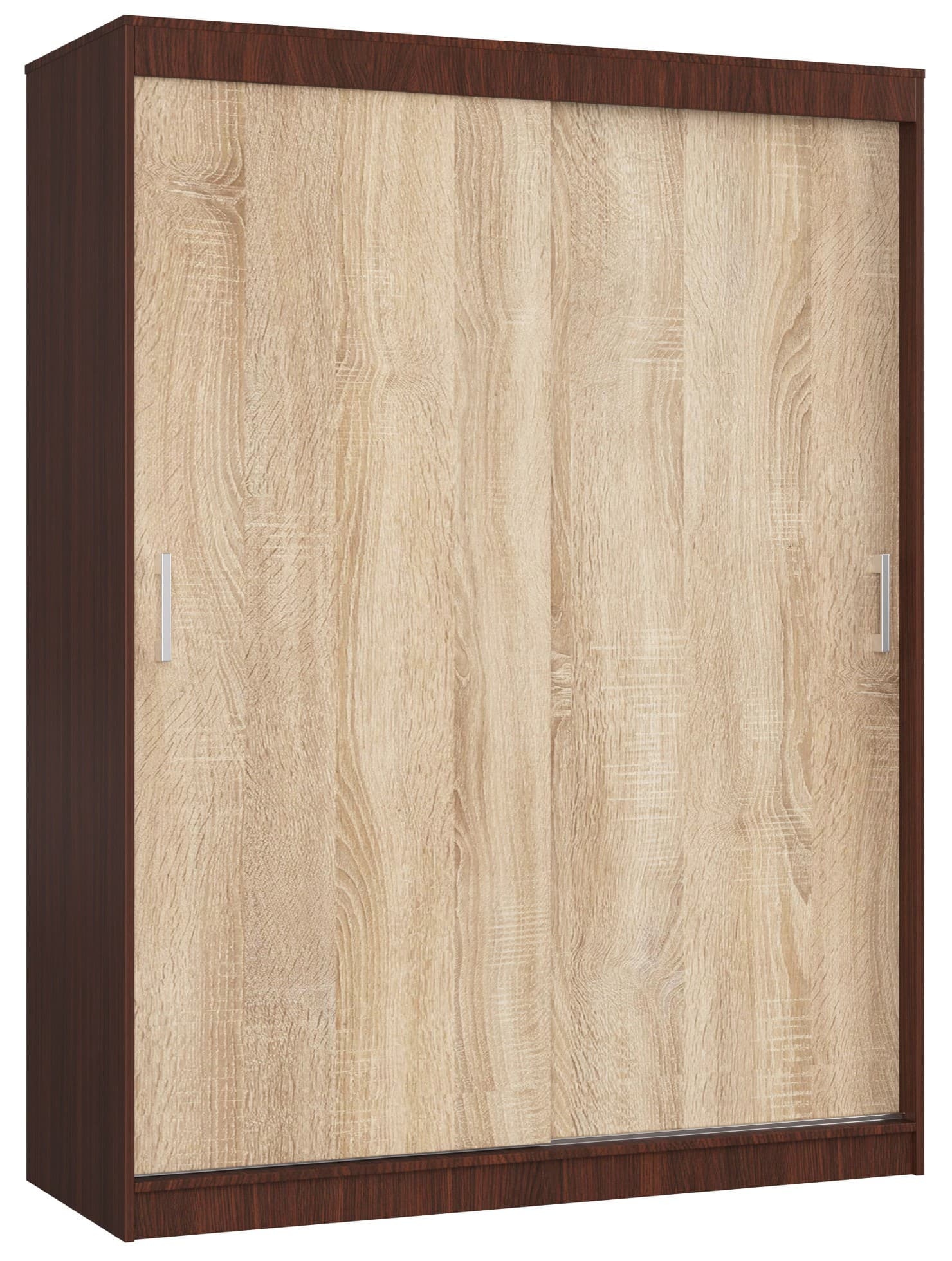 Akord Liukuovi Kaappi Mono Wenge/Sonoma-tammi 150x60x200 – Akord