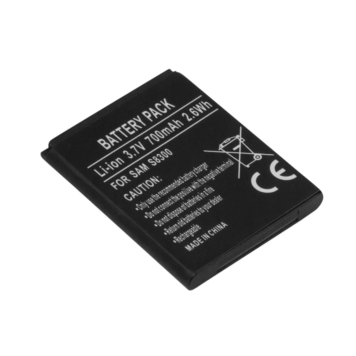 Akku Samsung S8300 Li-ion 3,7V 700mAh 2,6Wh – Avizar