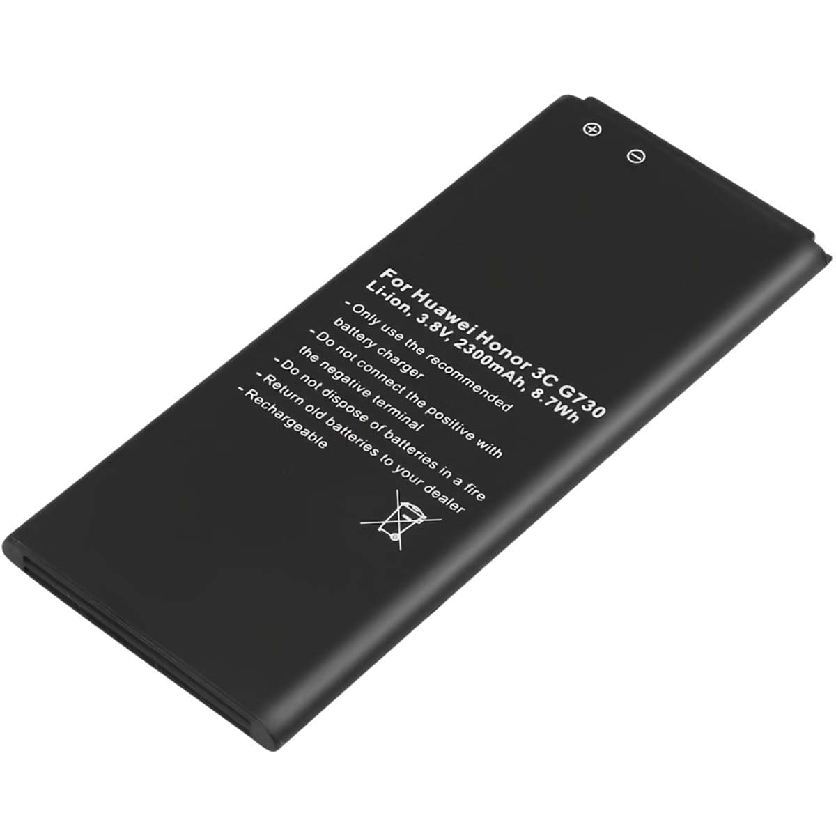 Akku Huawei Ascend G730:lle, Li-ion 3,8V 2300mAh 8,7Wh – Avizar