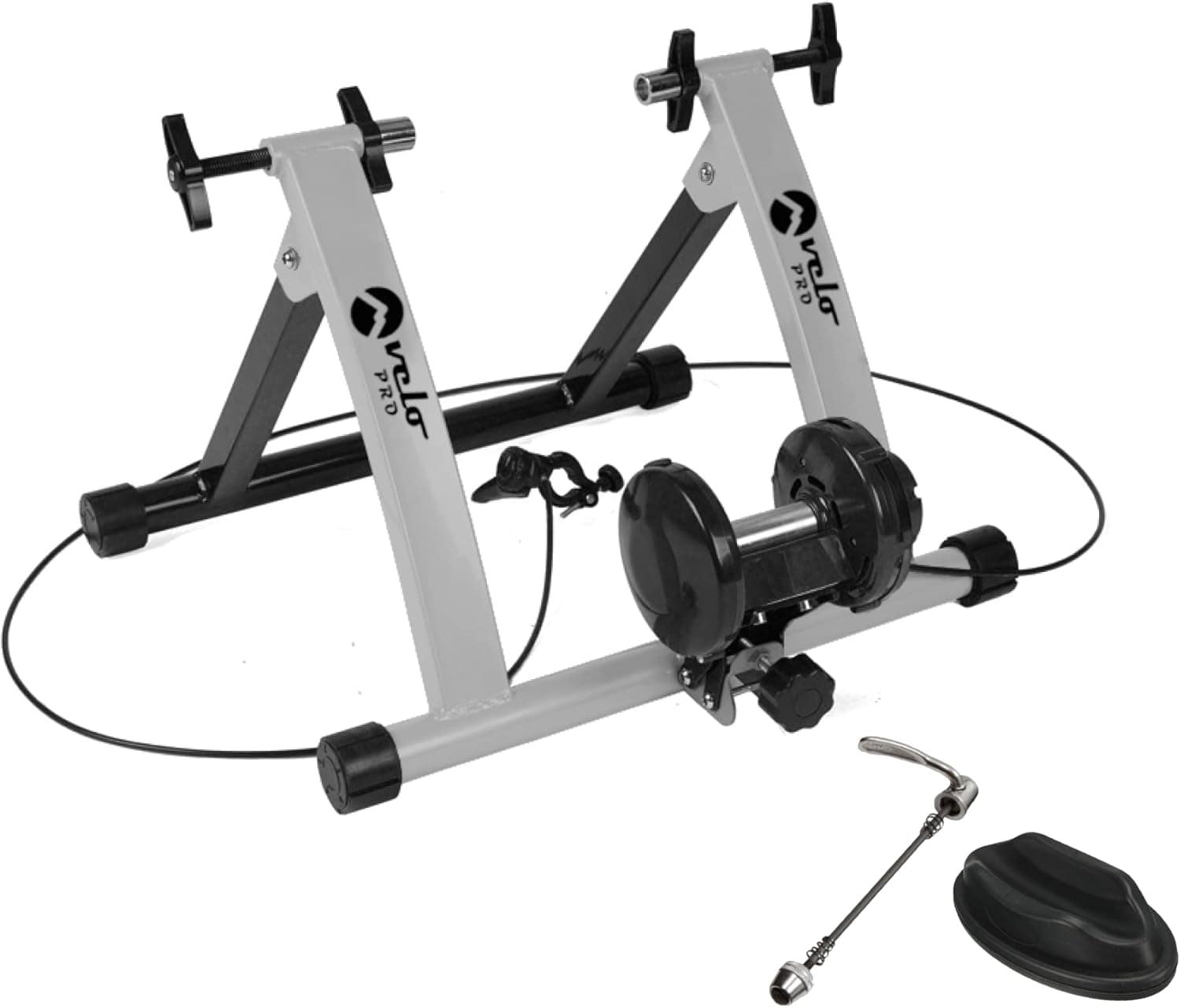 Turbo Trainer säädettävä vastus magneettinen sisäpyörä maantiepyörä maastopyörä hopea – Monstershop