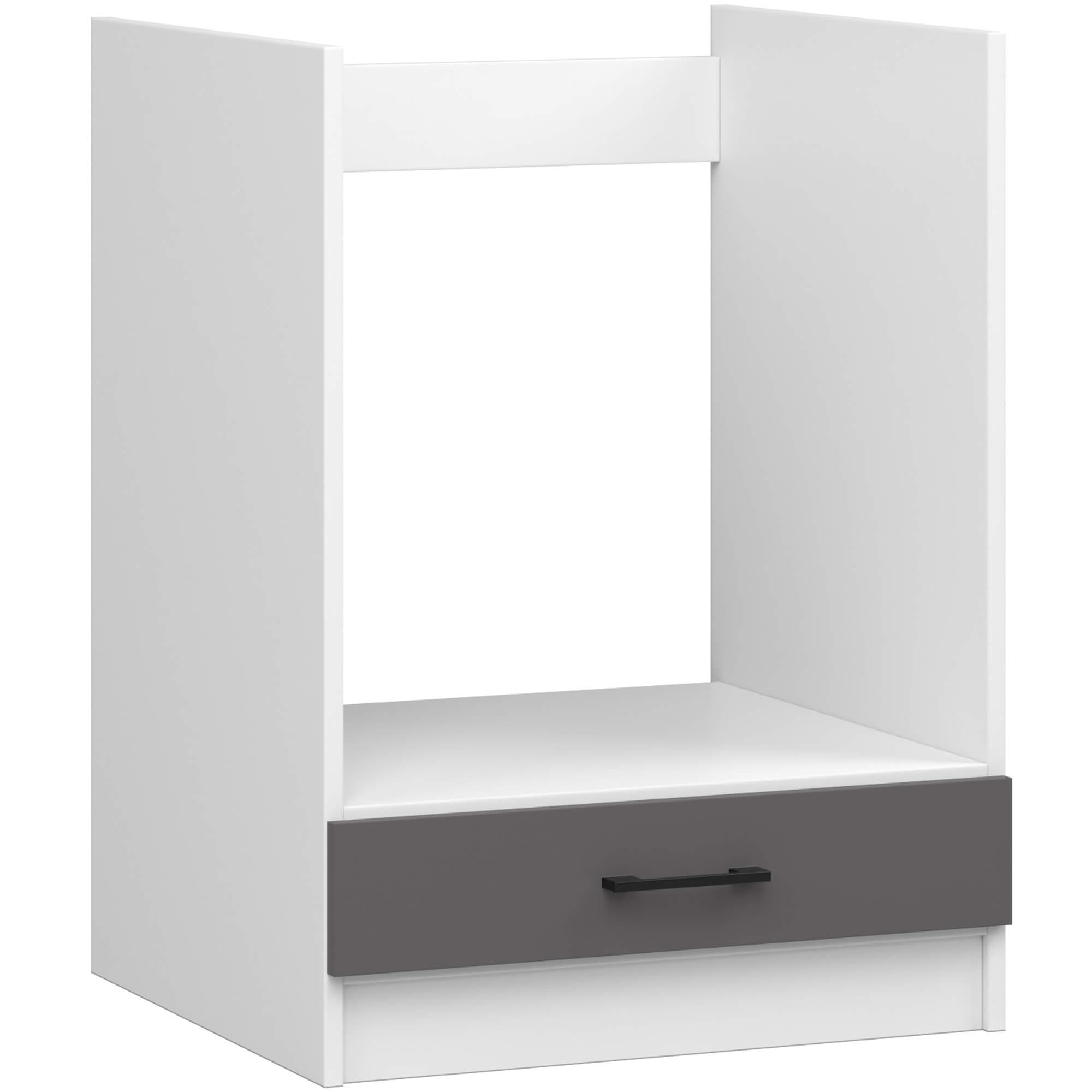 Akord Kaappi Oliwia valkoisella/harmaalla tasolla 55x60x85 – Akord