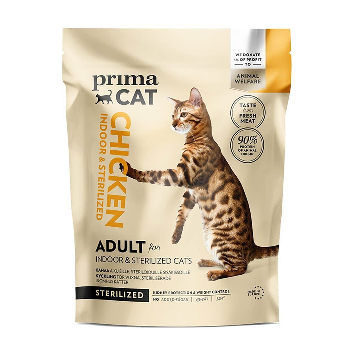 PrimaCat Kana steriloiduille kissoille 4 kg – PrimaCat