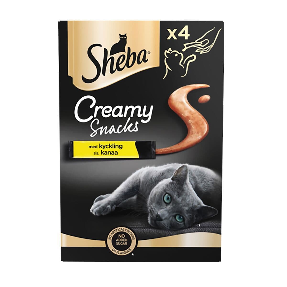 Sheba Creamy Snack Kana 4x12g – Sheba