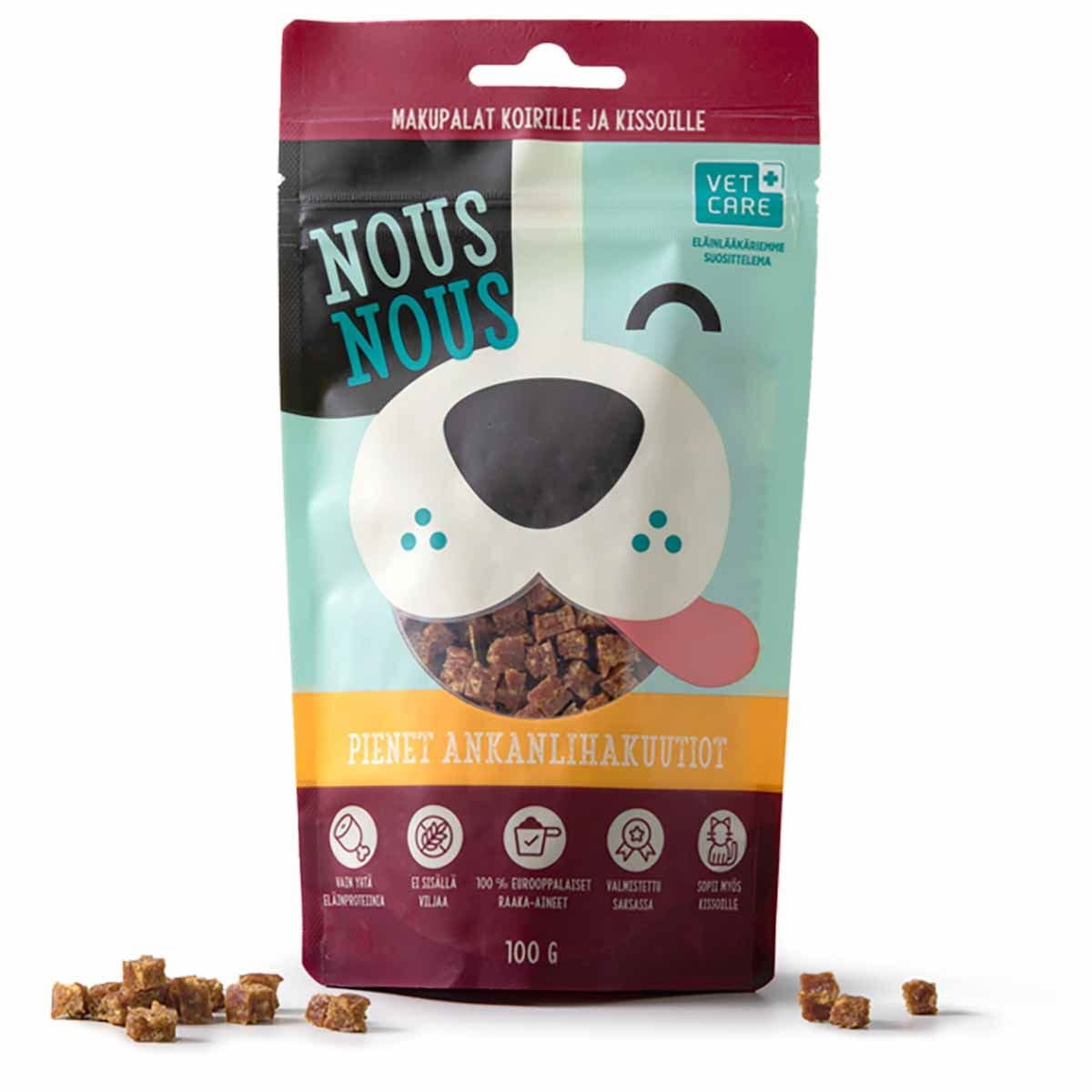 NousNous Pienet ankanlihakuutiot 100g – NousNous