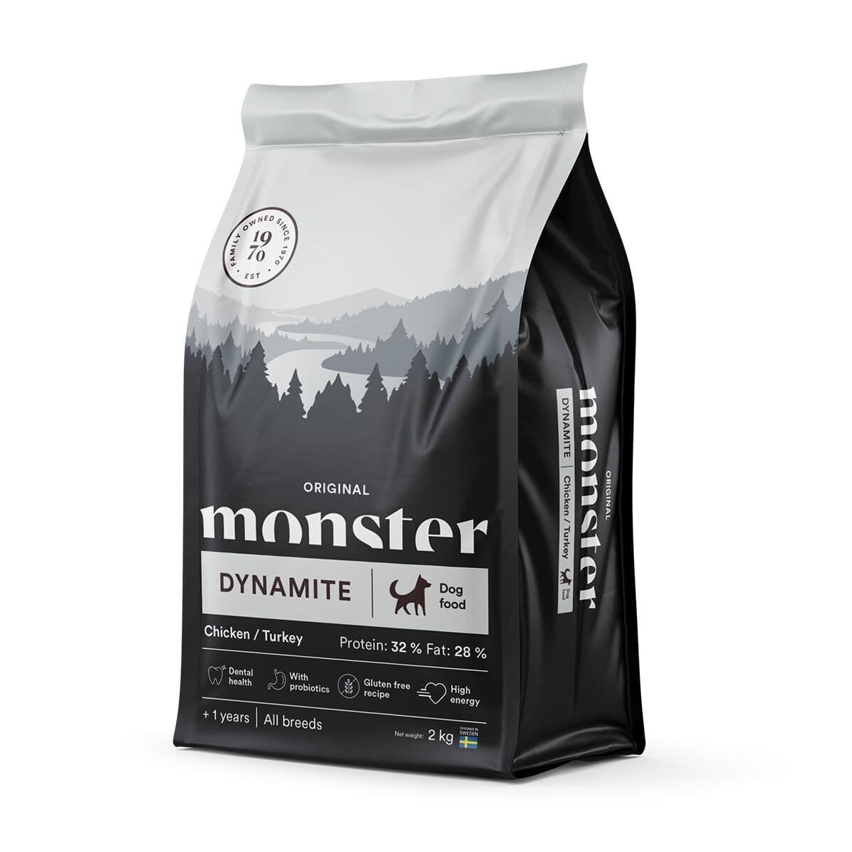 Monster Dynamite Kana & Kalkkuna – Monster Pet Food
