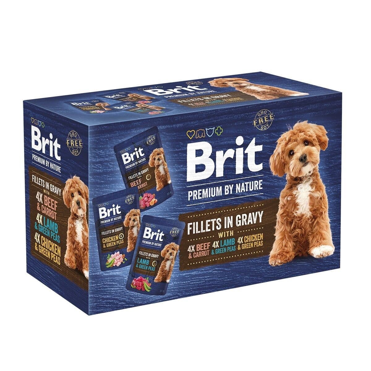Brit Premium by Nature Dog Multipack gravy 12 x 85 g – Brit Premium