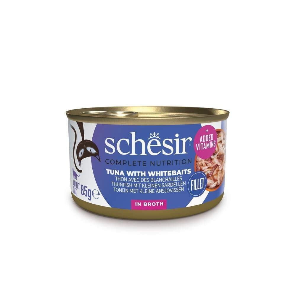 Schesir C&B Tuna & whitebaits in Broth 85 g – Schesir