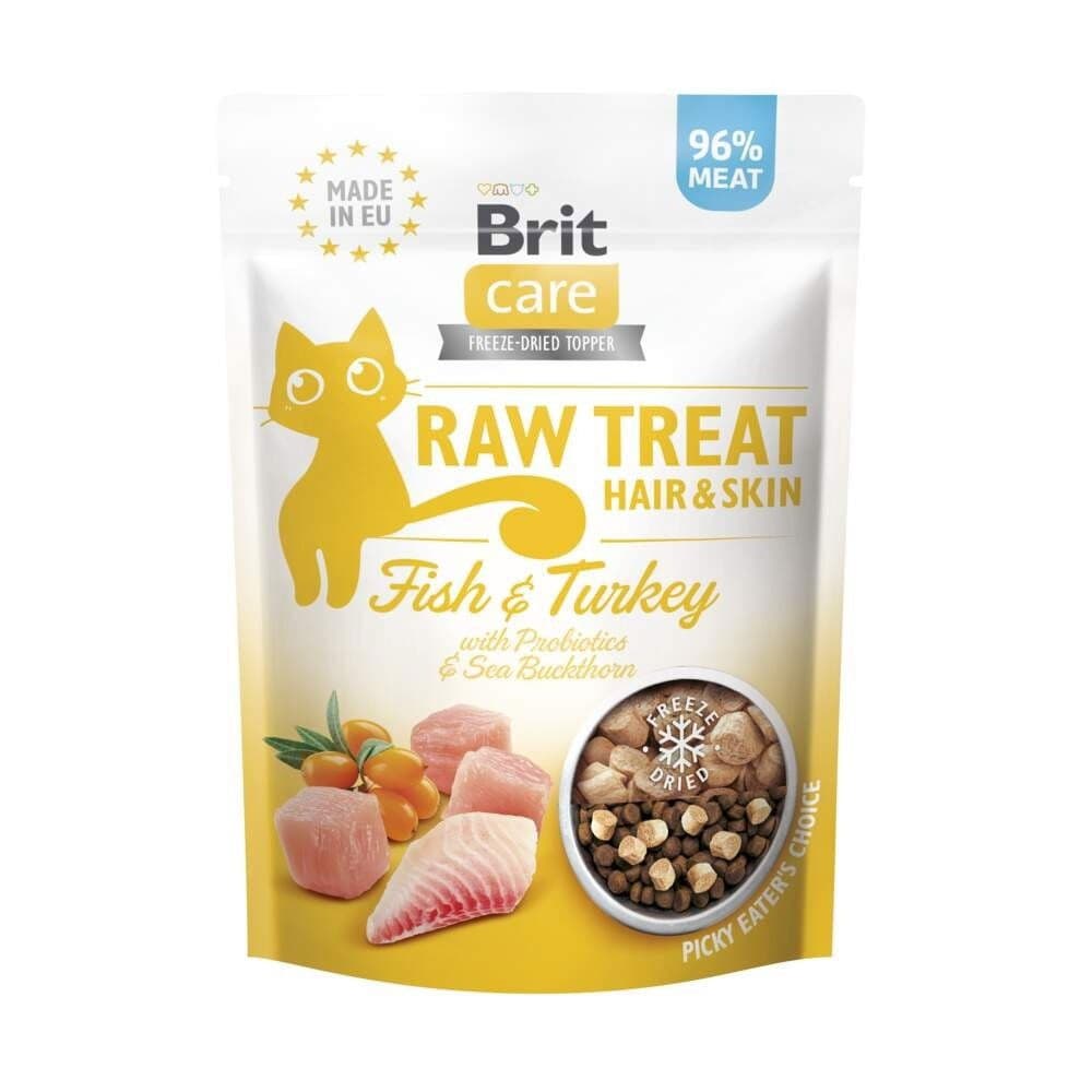 Brit Care RAW Hair&Skin kalkkuna-lohiherkku 40 g – Brit Care