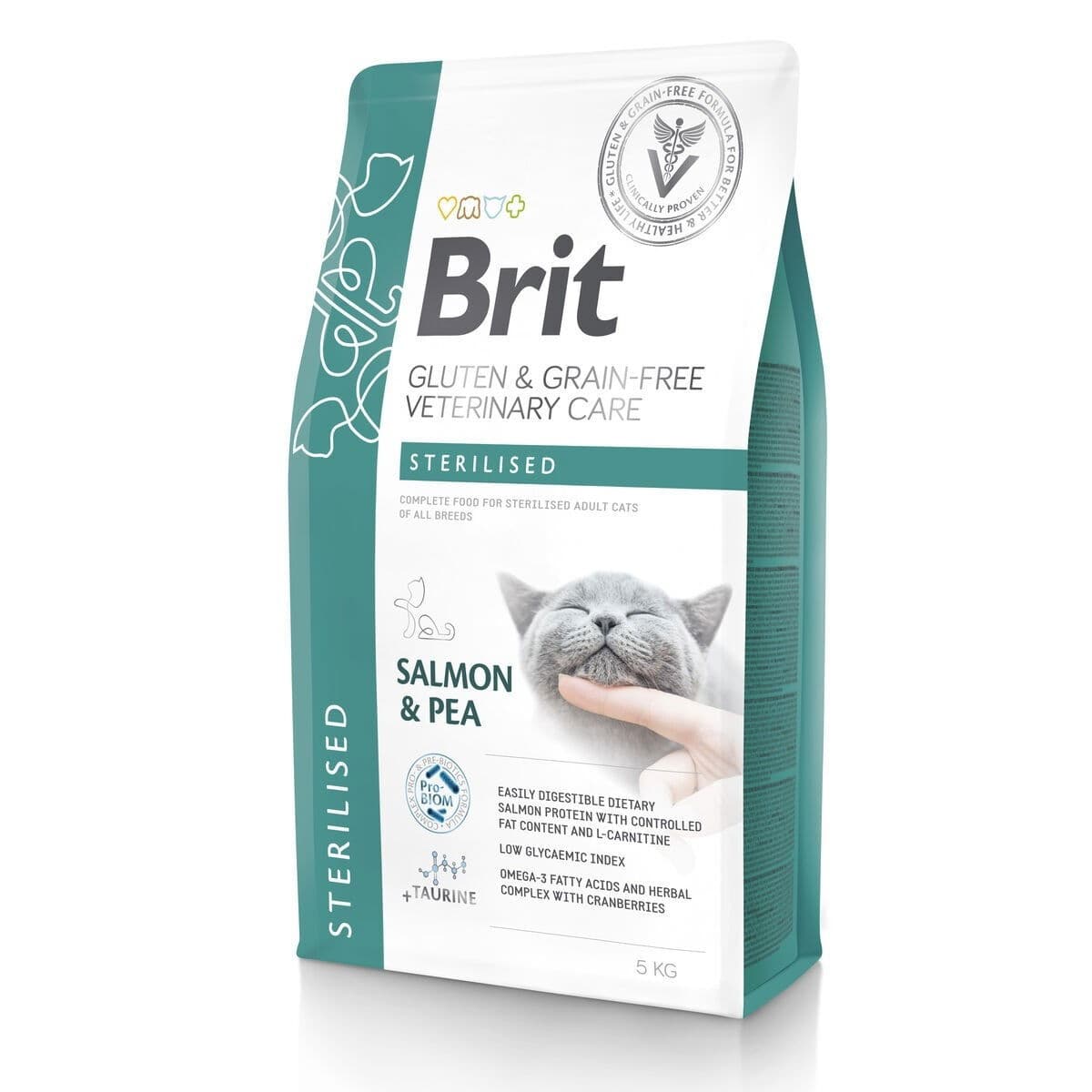 Brit Veterinary Diet Cat Grain Free Sterilised Salmon & Pea – Brit Veterinary Diet