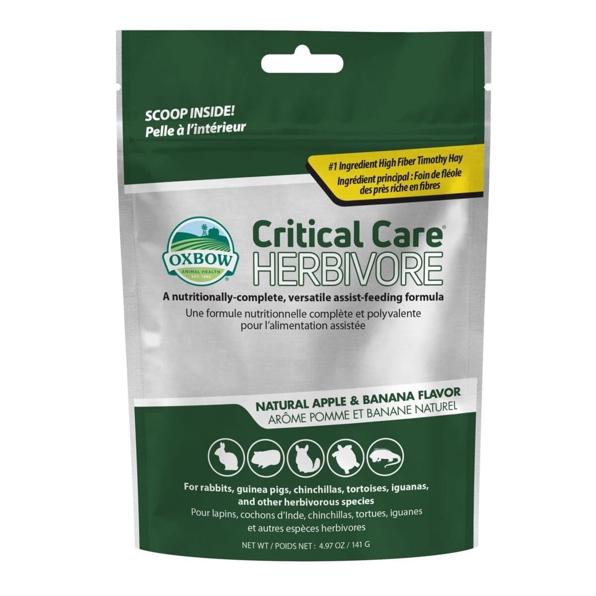 Oxbow Critical Care Herbivore, omena/banaani – Oxbow