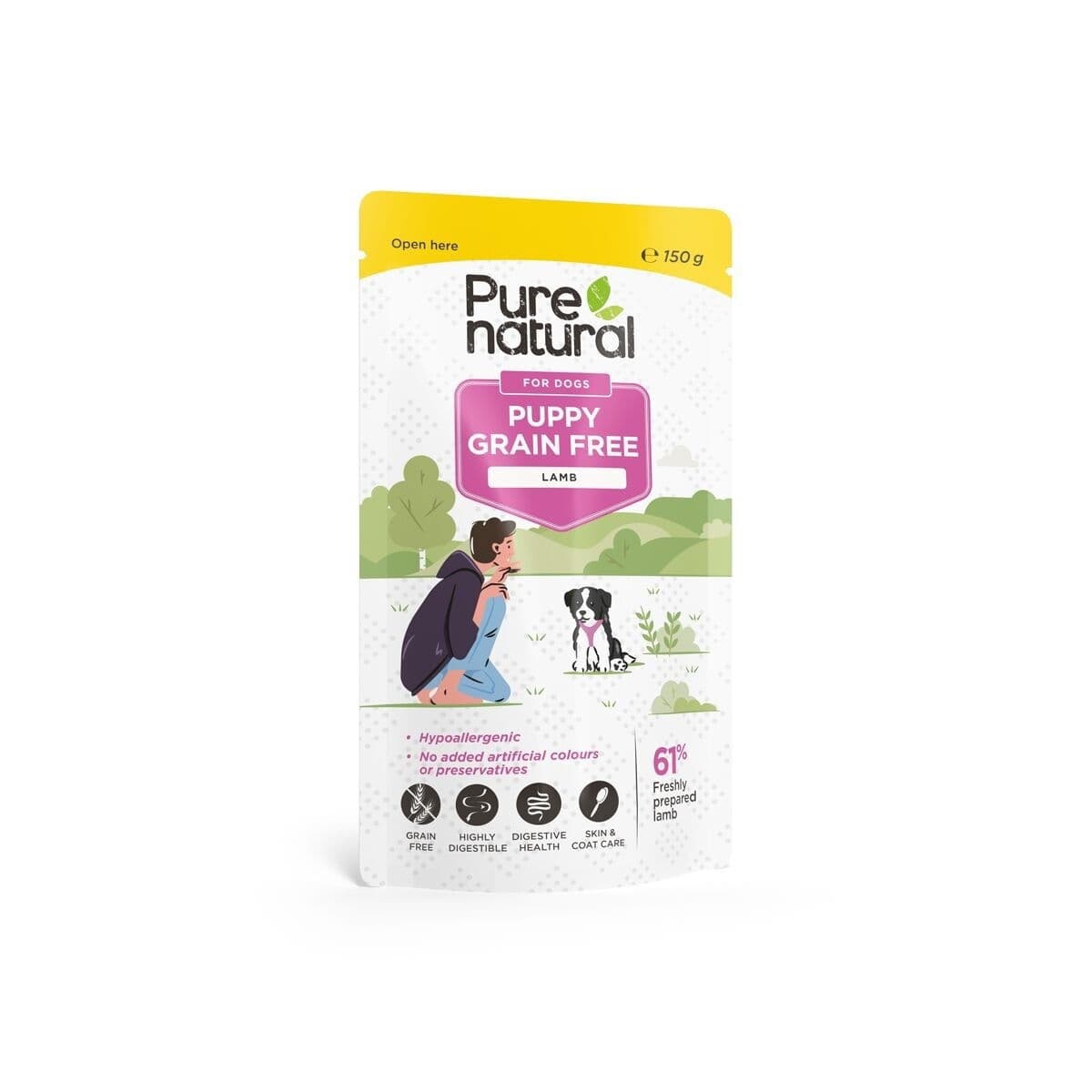 Purenatural Puppy viljaton lammas 150 g – Purenatural