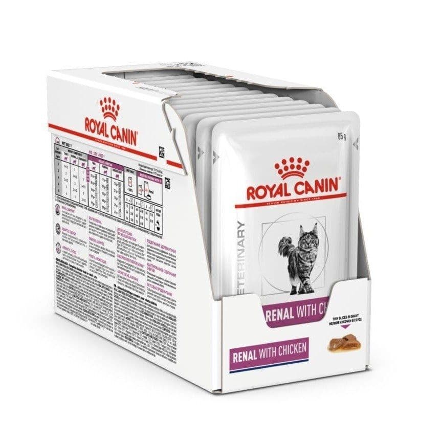 Royal Canin Renal Cat Chicken wet, 12 x 85 g – Royal Canin Veterinary Diets
