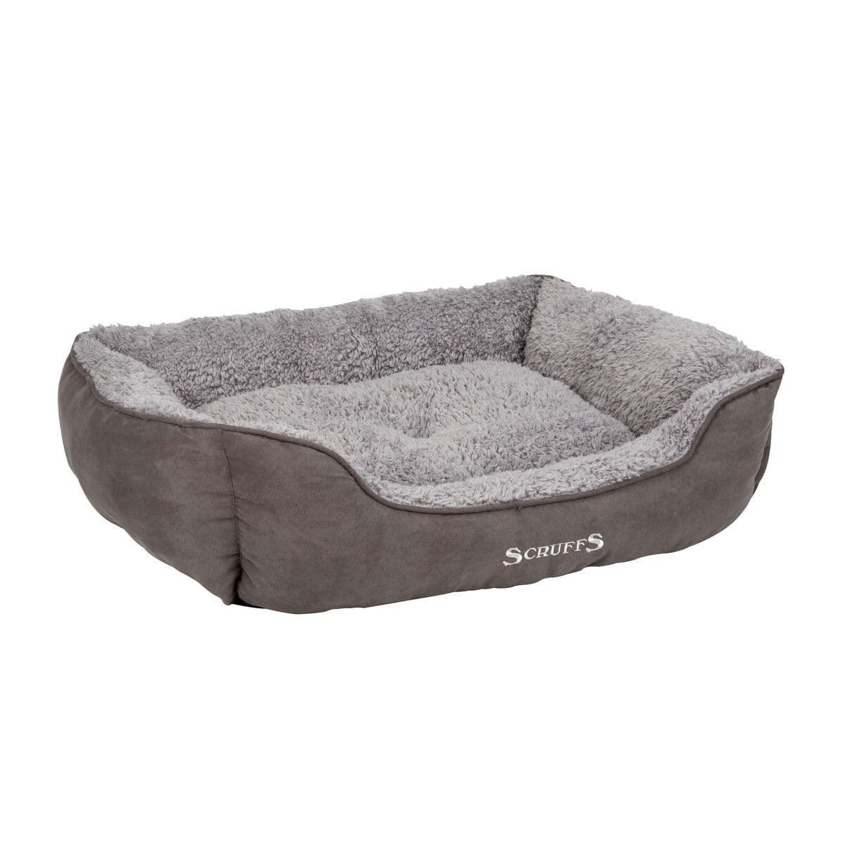 Koiran reunallinen peti Scruffs Cosy, harmaa – Scruffs