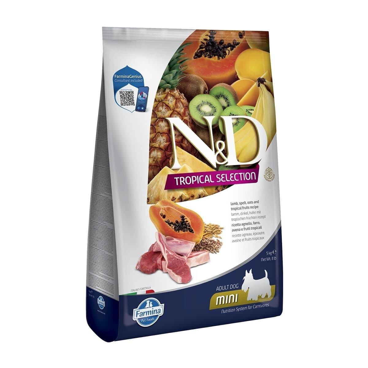 Farmina N&D Dog Tropical Lamb Small 5kg – Farmina