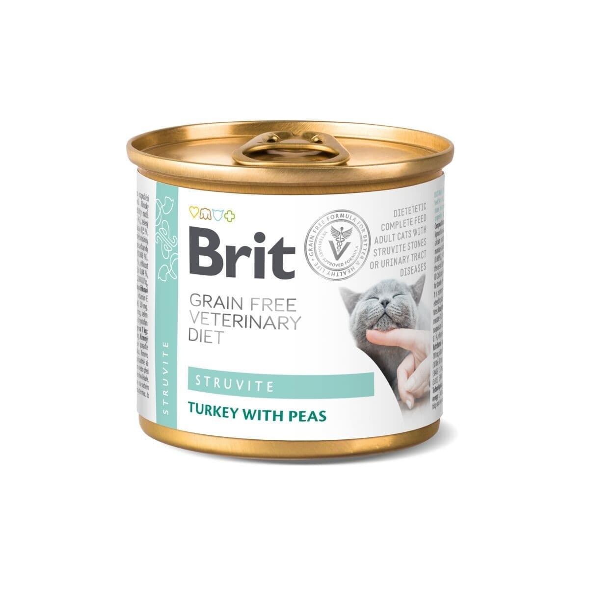 Brit Veterinary Diet Cat Struvite Grain Free wet 200 g – Brit Veterinary Diet
