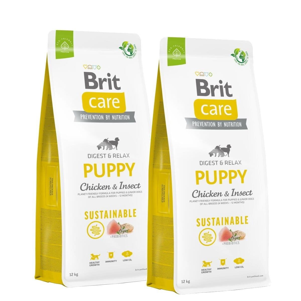 Brit Care Puppy Sustainable Chicken & Insect 2x12 kg – Brit Care