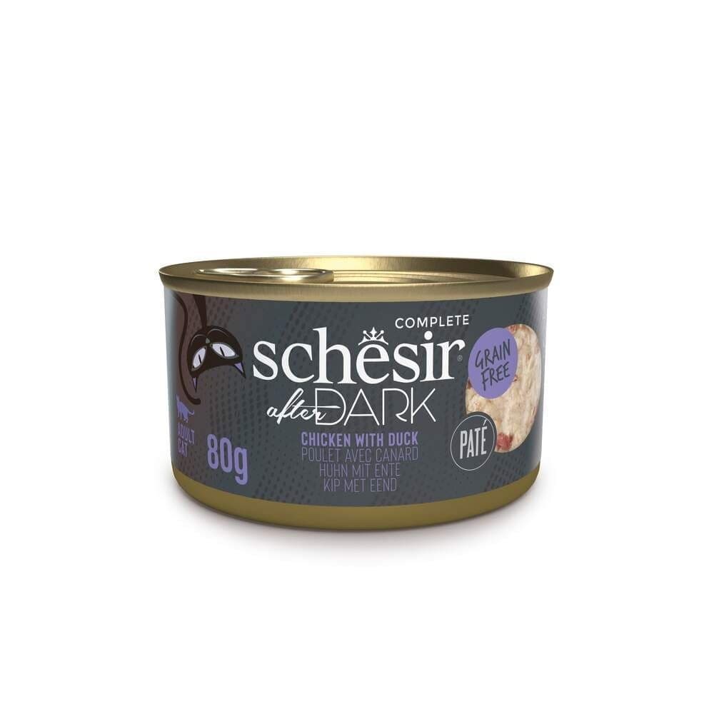 Schesir After Dark Pate kana & ankka 80 g – Schesir