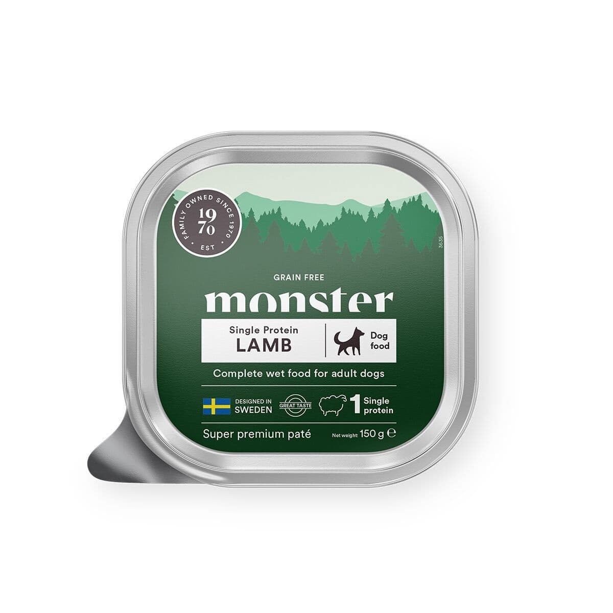 Monster Dog Patee Lammas 150 g – Monster Pet Food