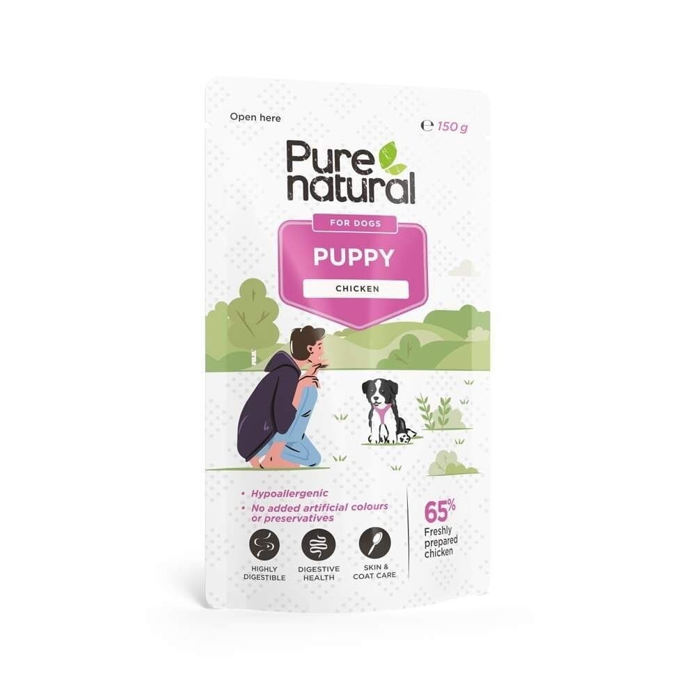 Purenatural Puppy kana & riisi, 150g – Purenatural