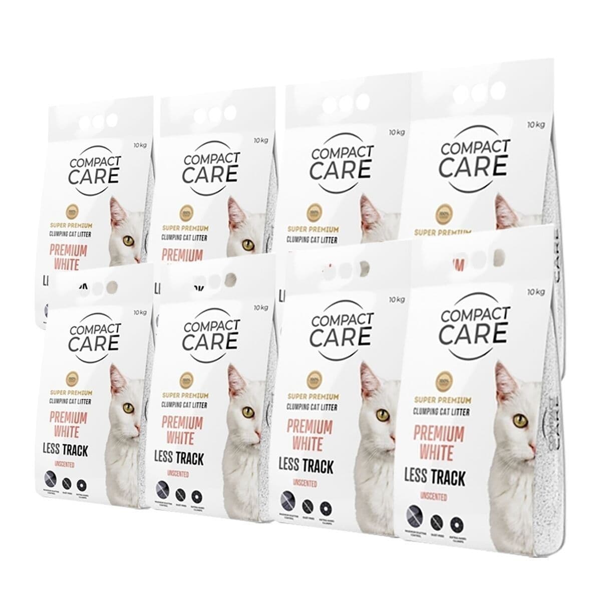 Compact Care Premium White Less Track 8 x 10kg – Compact Care