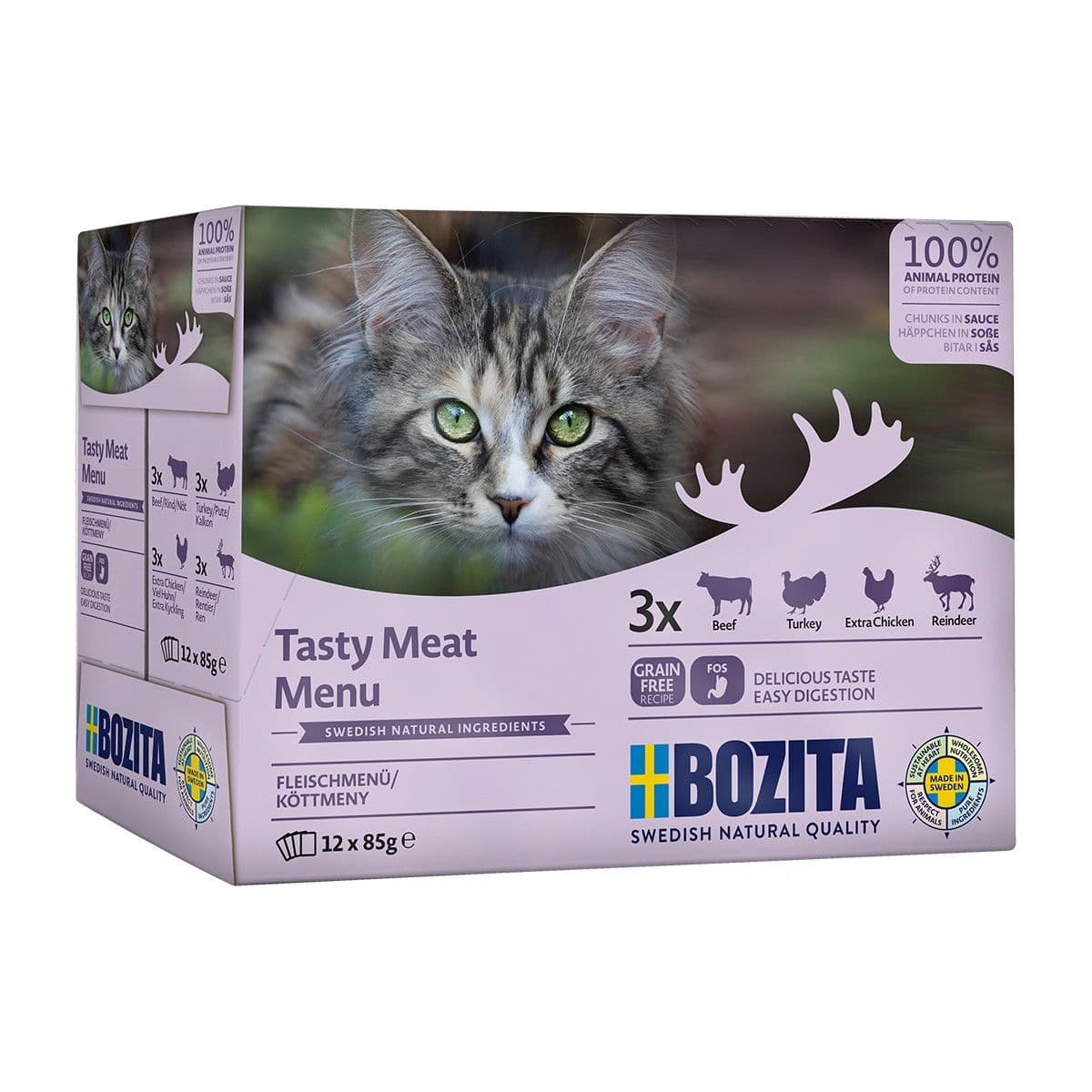 Bozita Feline lihalajitelma multibox 12 x 85g – Bozita