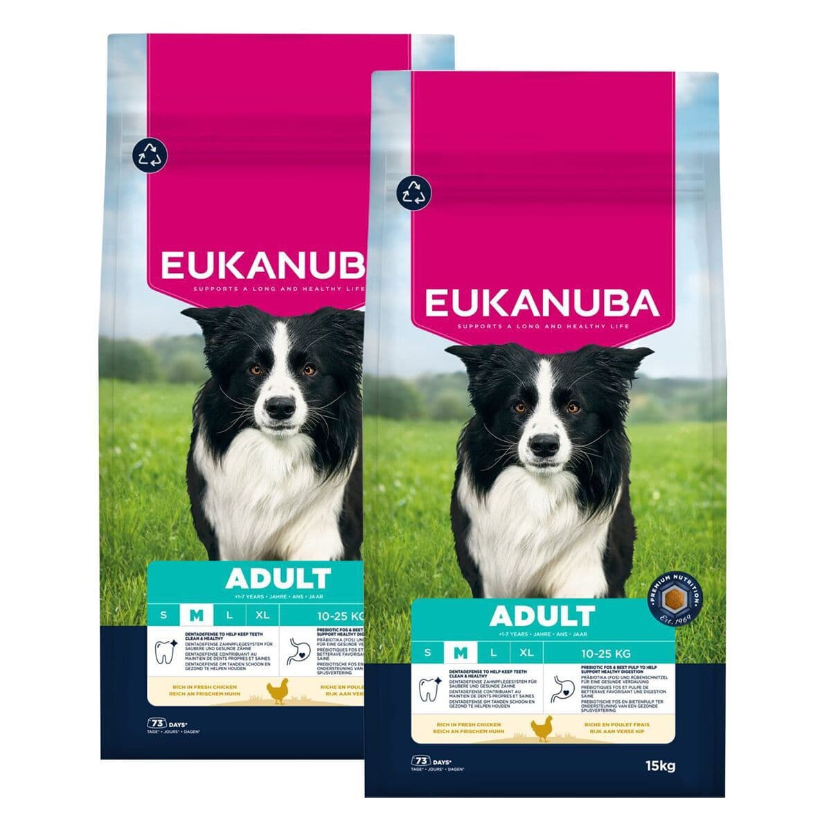 Eukanuba Dog Adult Medium 2 x 15kg – Eukanuba