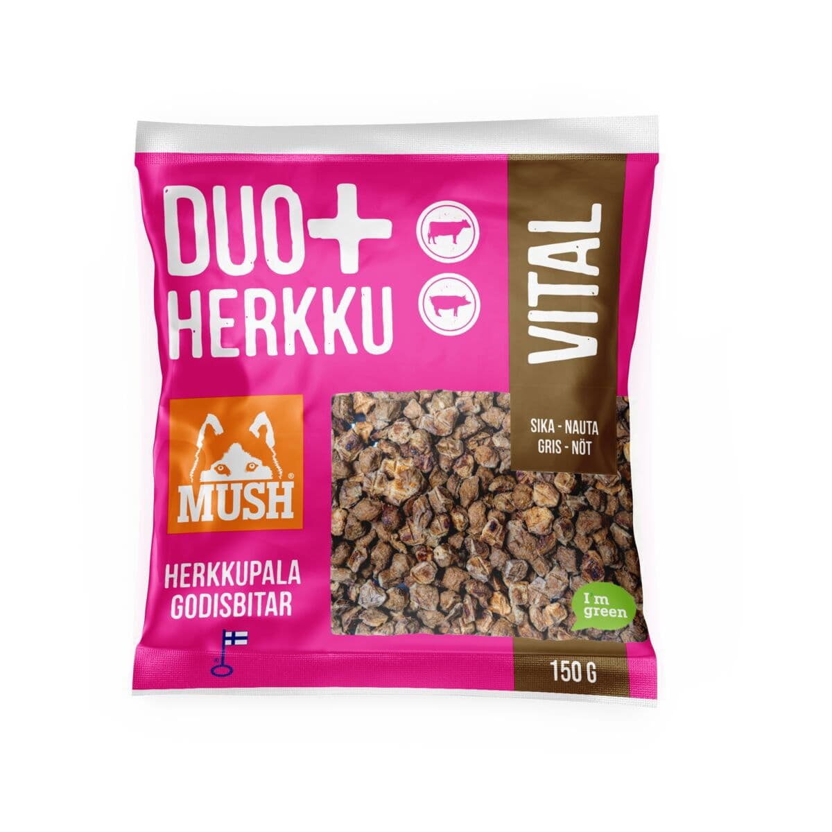 MUSH DUO+ Herkku Vital 150 g – Mush