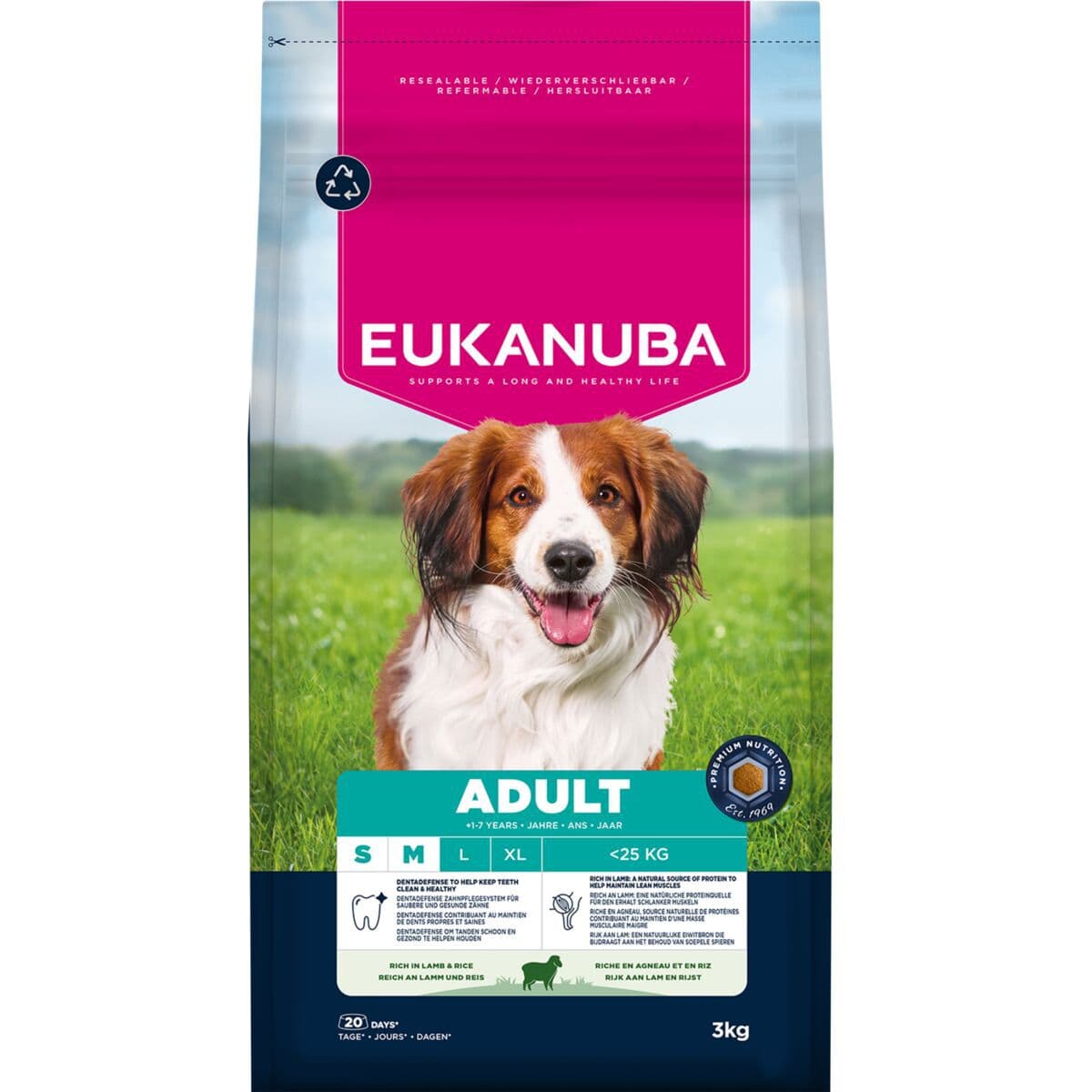 Eukanuba Adult Small & Medium Breed Lamb & Rice – Eukanuba