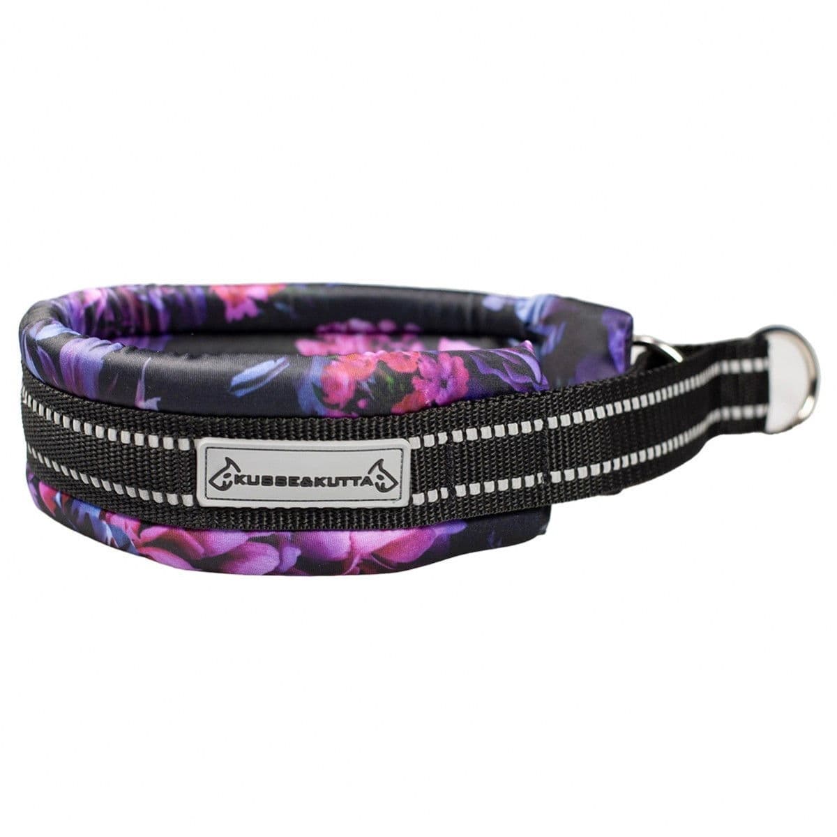 Kusse&Kutta extraleveä lycra-panta, violetit kukat – Kusse & Kutta
