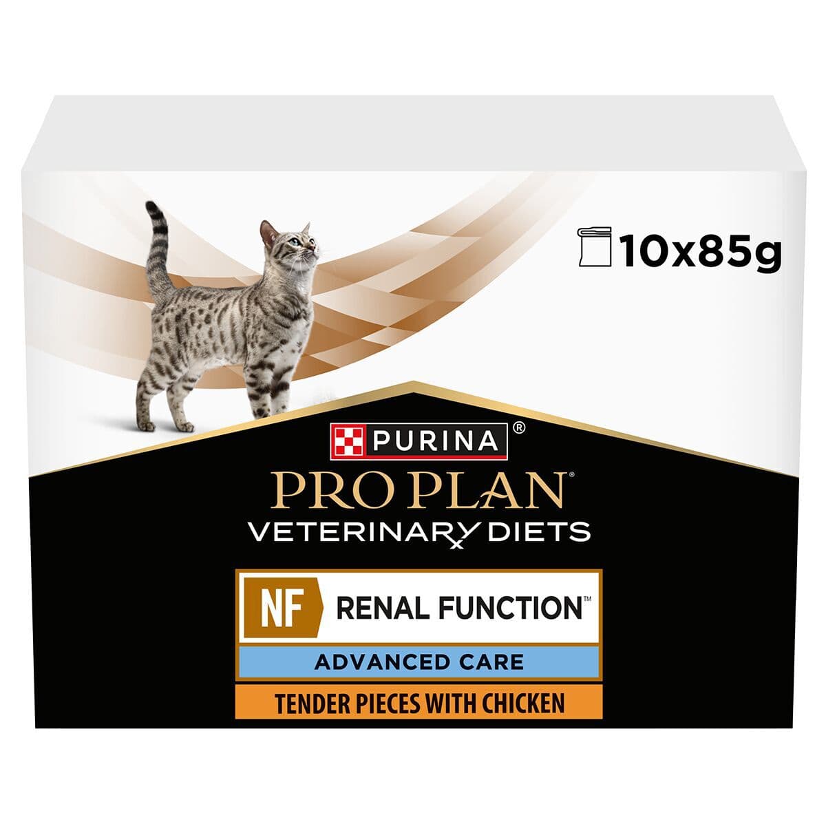 Purina Pro Plan Veterinary Diets Feline NF Renal Function Advanced Care Chicken 10x85 g – Purina Veterinary Diets