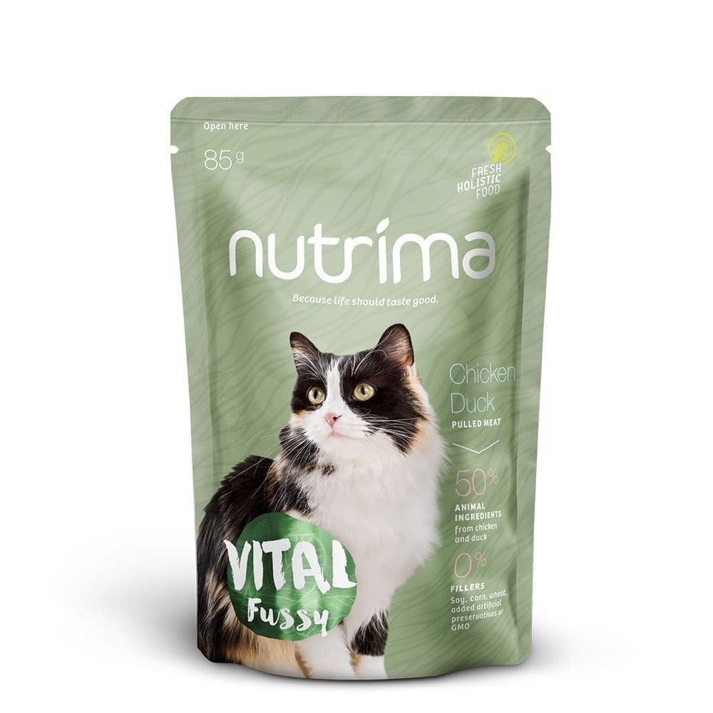 Nutrima Cat Vital Fussy märkäruoka 85g – Nutrima