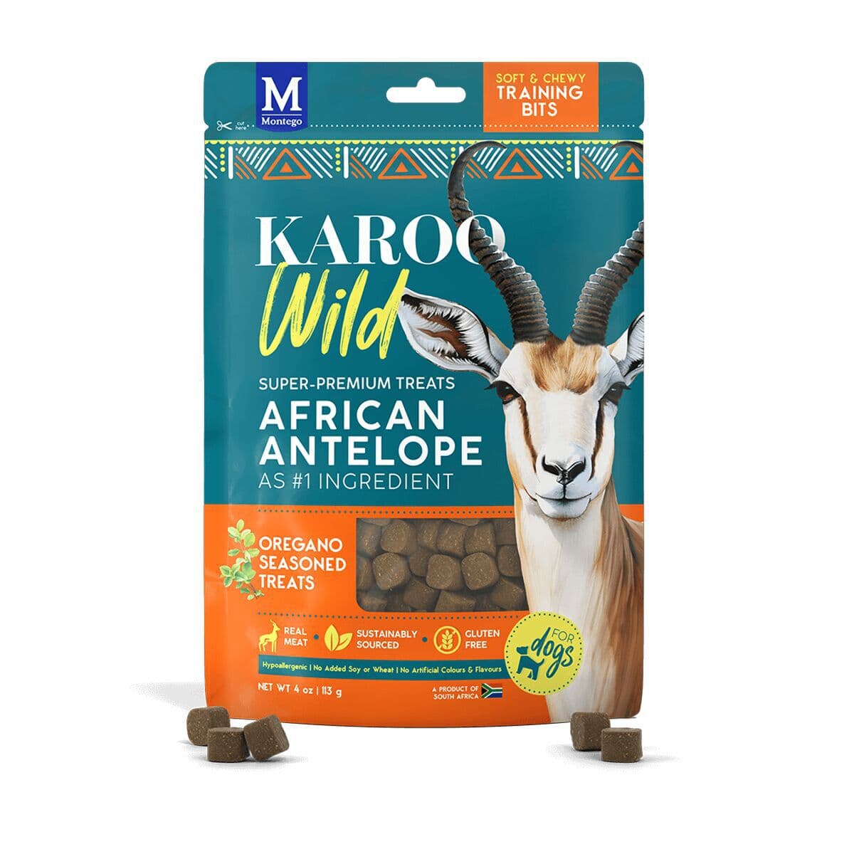 Karoo Wild Antilooppikoulutusnamit, oregano 113 g – Karoo Wild
