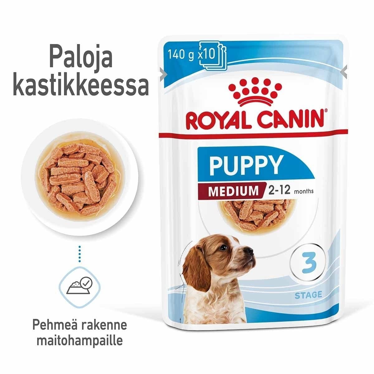 Royal Canin Medium Puppy Wet 10x140g – Royal Canin
