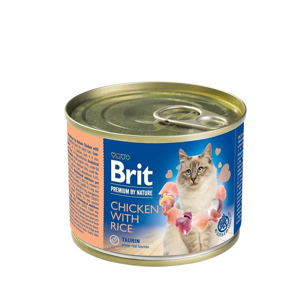 Brit Premium by Nature Cat Kana & Riisi 200 g – Brit Premium