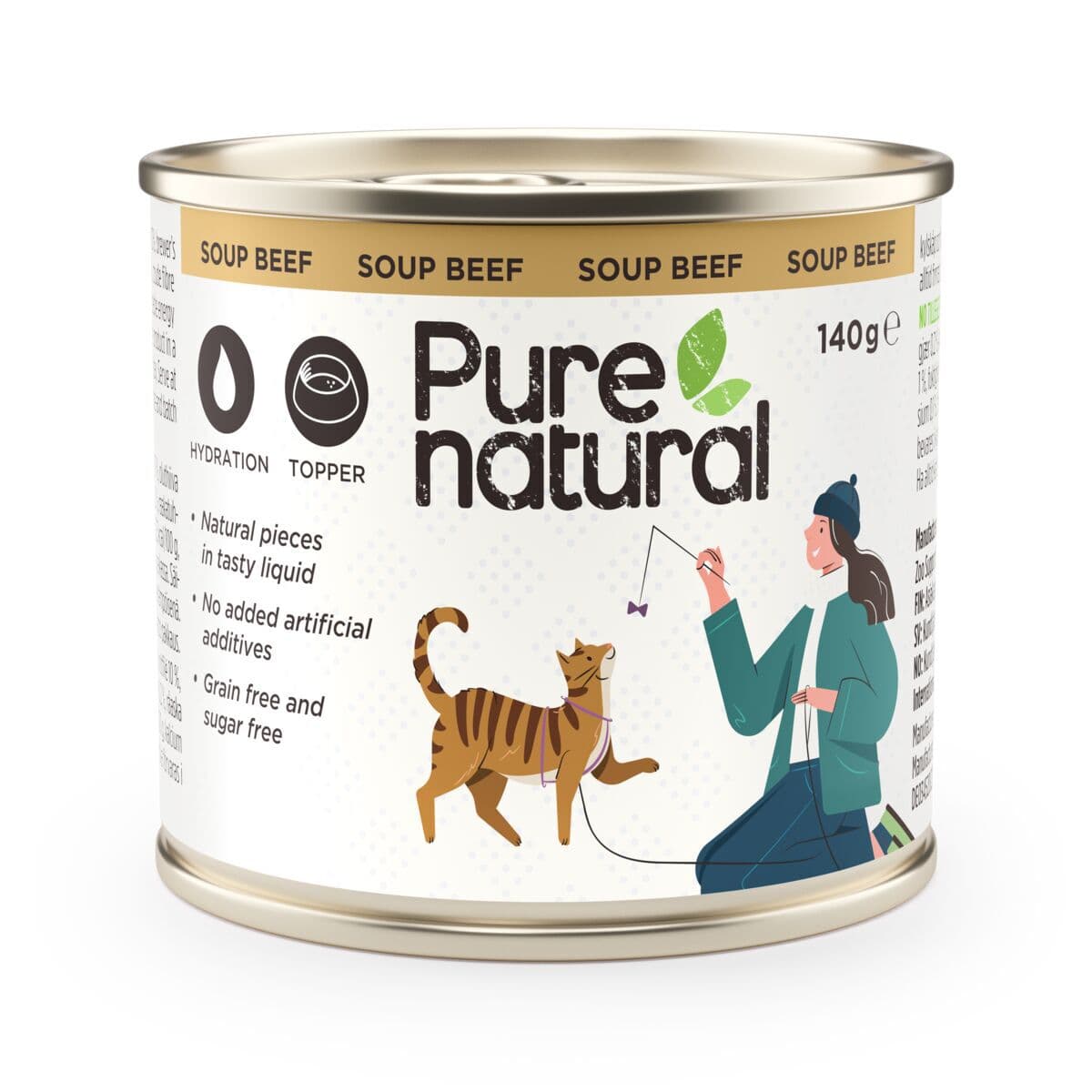 Purenatural Cat Soup Beef 140g – Purenatural