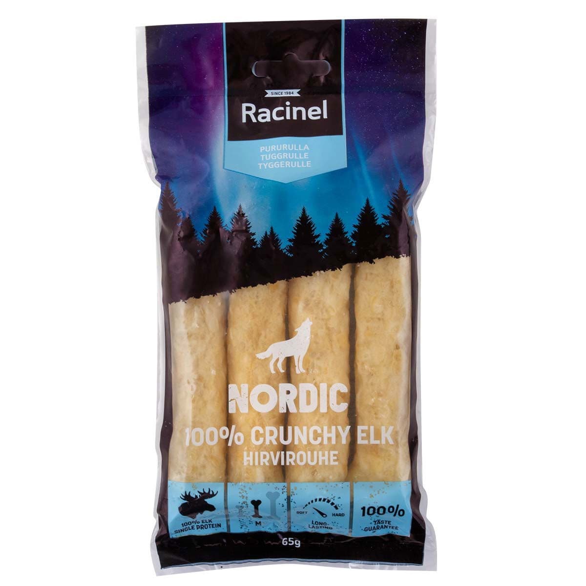 Racinel Nordic rouhetikku Hirvi 65g – Racinel