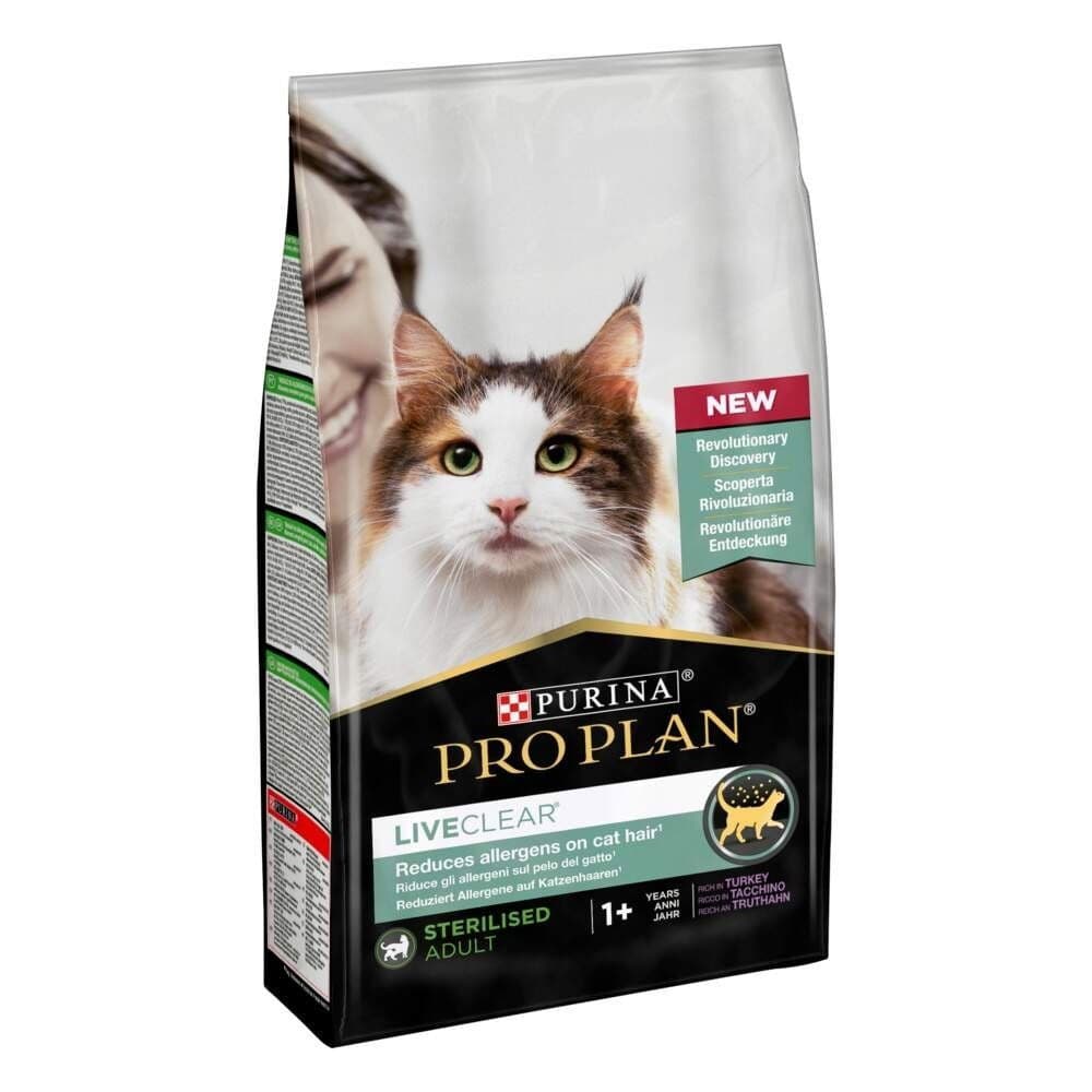 ProPlan Cat Liveclear sterilised kalkkuna 1,4 kg – Purina Pro Plan