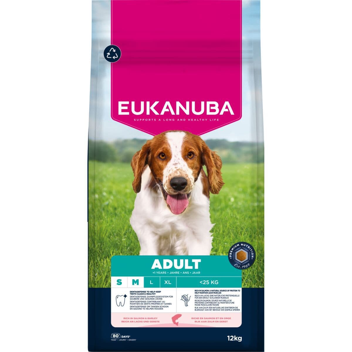 Eukanuba Adult Small & Medium Breed Salmon & Barley – Eukanuba