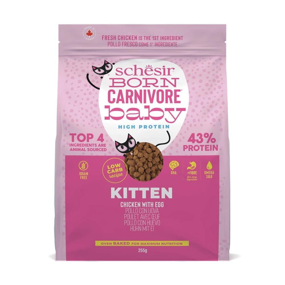 Schesir Born Carnivore Kitten kana & muna – Schesir