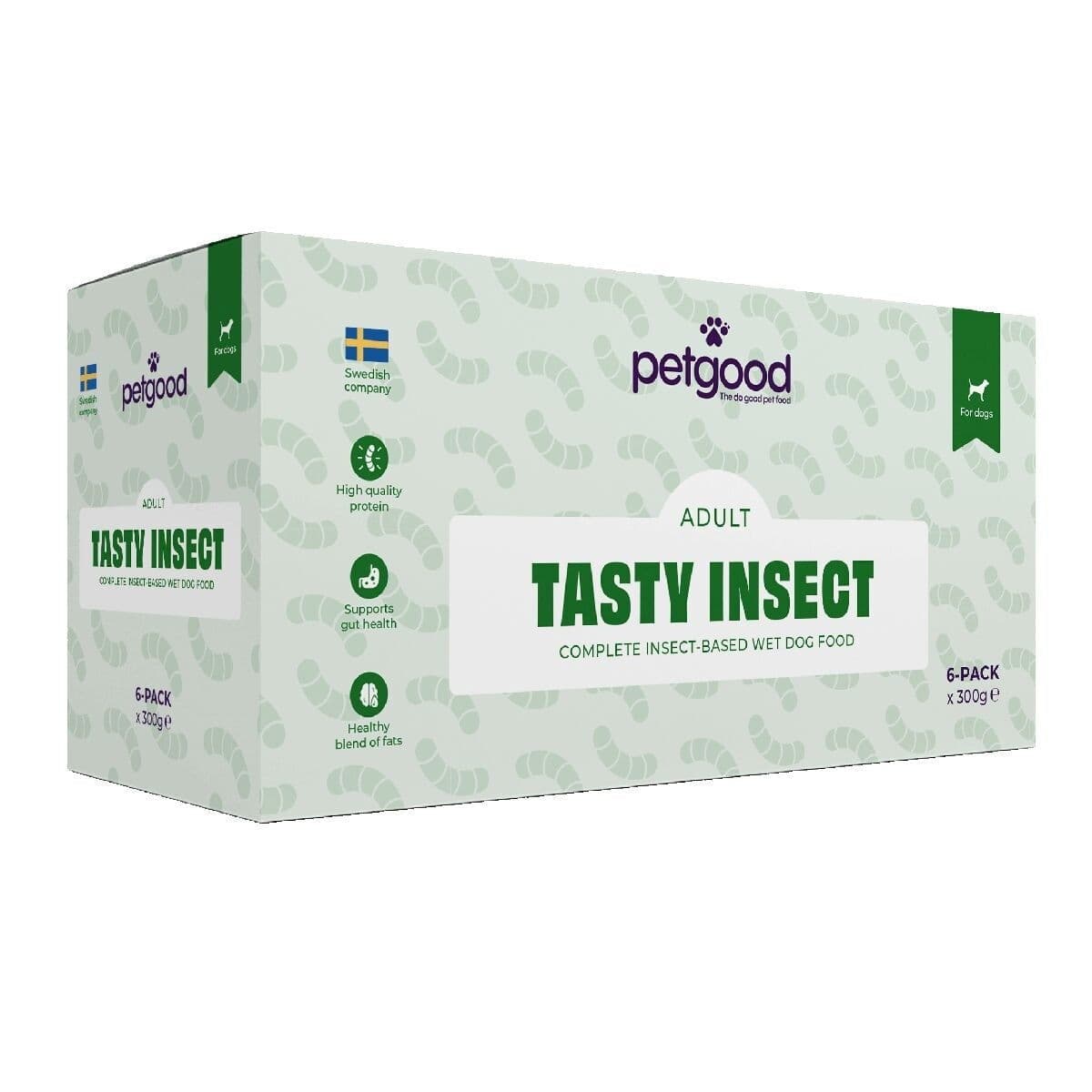 Petgood hyönteispohjainen koiran märkäruoka 6 x 300 g – Petgood