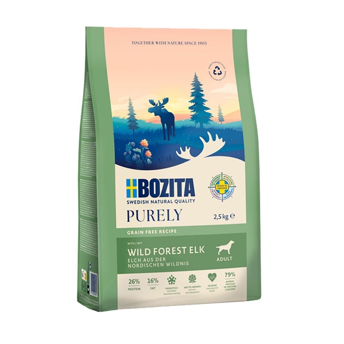 Bozita Dog Purely Adult Elk – Bozita