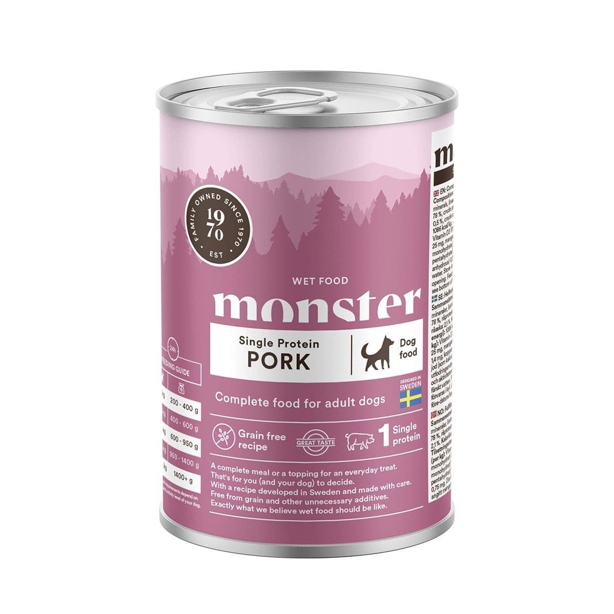 Monster Dog Adult Single Protein Pork 400 g – Monster Pet Food