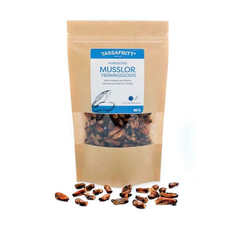 TassaFritt Treeniherkut, simpukka 80 g – TassaFritt