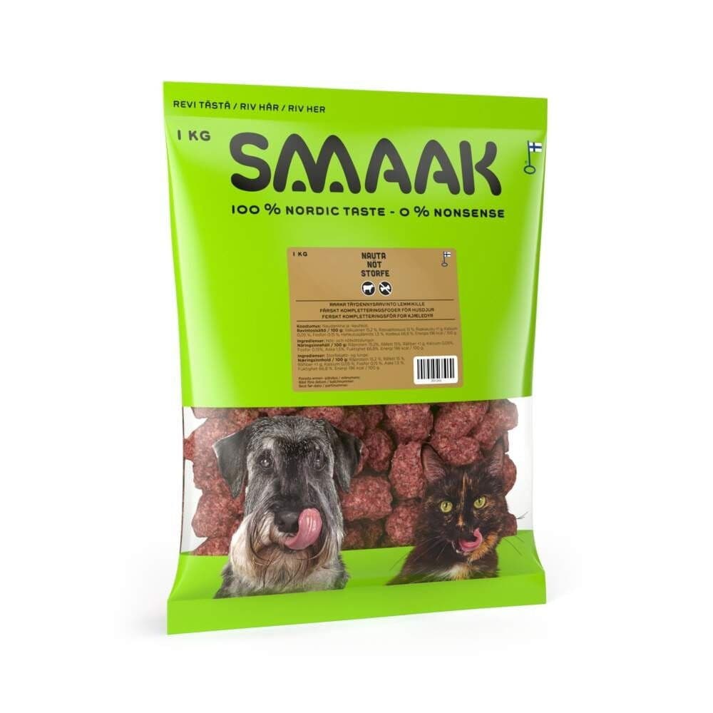 Smaak nautapulla 1kg – Smaak
